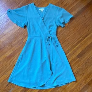 Monteau sage green dress